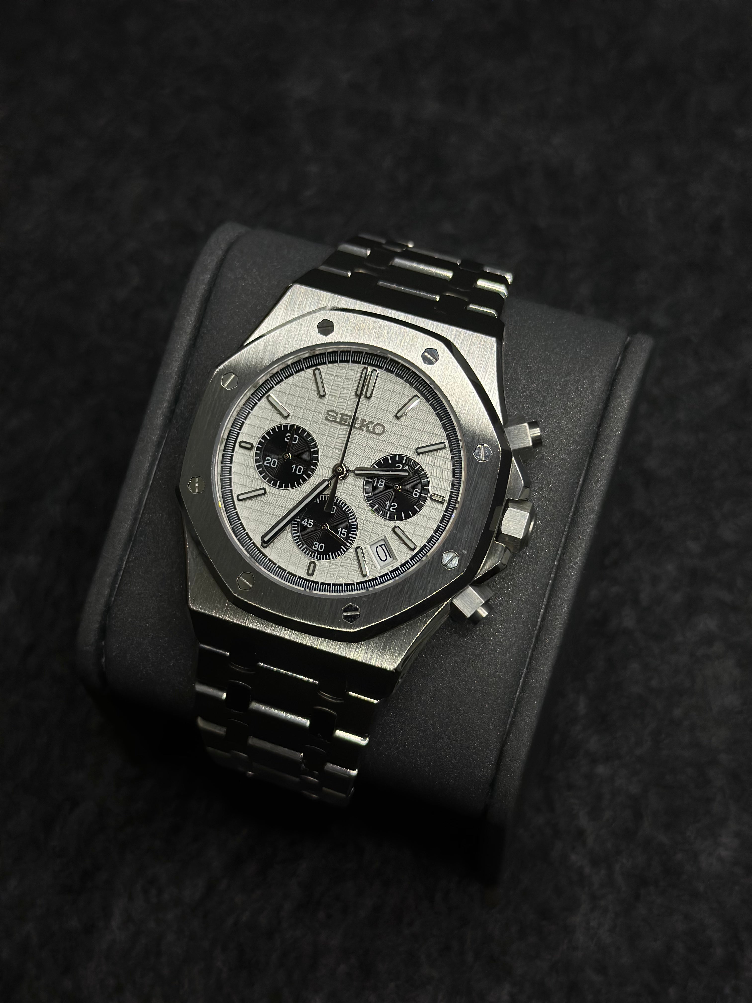 SEIKOAK CHRONO PANDA MEN'S WATCH