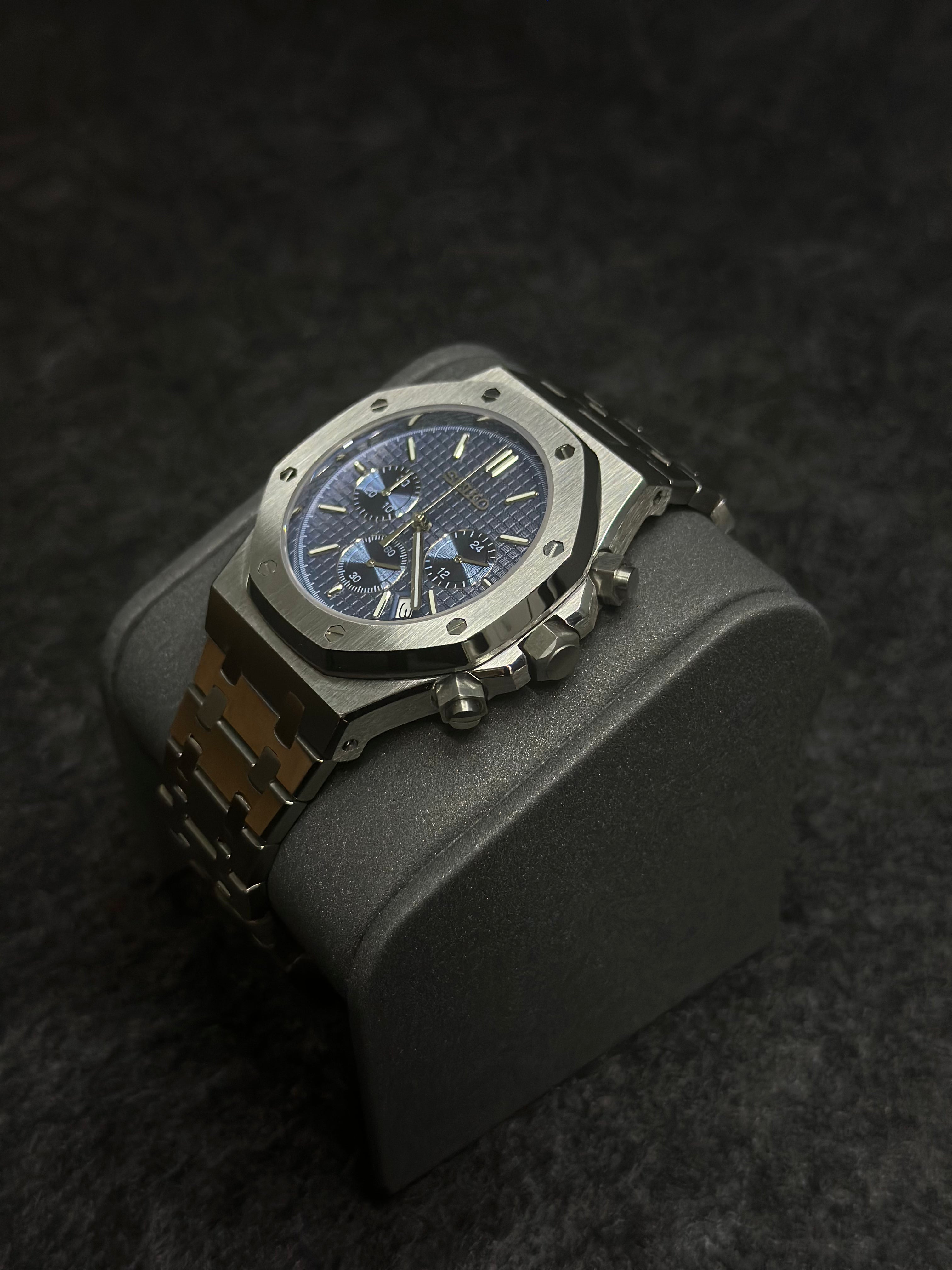 SEIKOAK CHRONO NAVY MEN'S WATCH